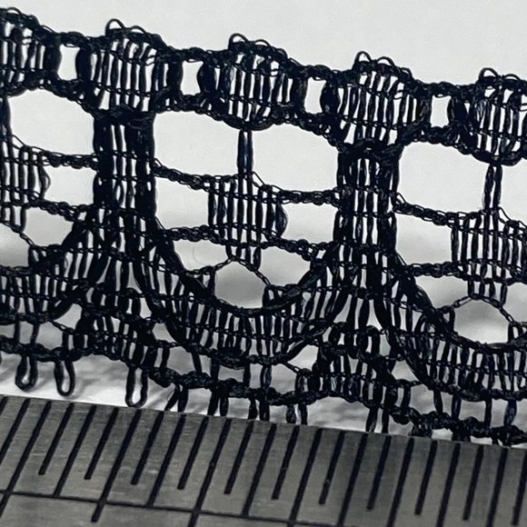 Black Heart Lace Trim 12 Rolls Offray Crafts Scrapbook Card Making Gift 7/16" - Picture 3 of 11